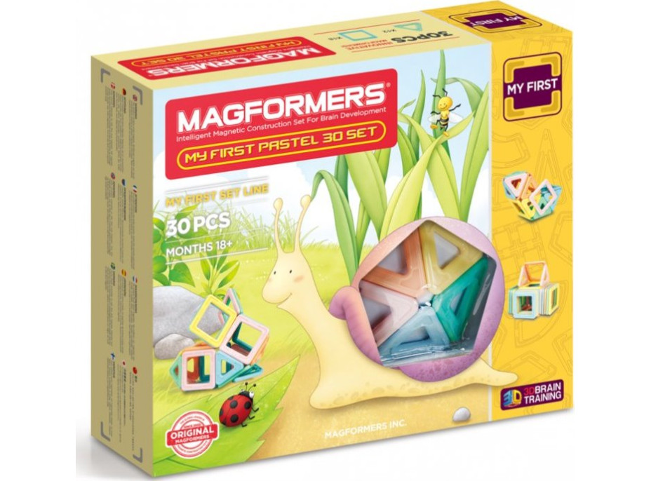 MAGFORMERS Môj prvý Pastelle 30 dielikov