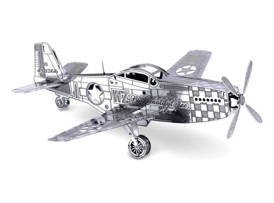 METAL EARTH 3D puzzle Lietadlo Mustang P-51