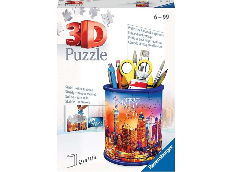 RAVENSBURGER 3D puzzle stojan: New York City 54 dielikov