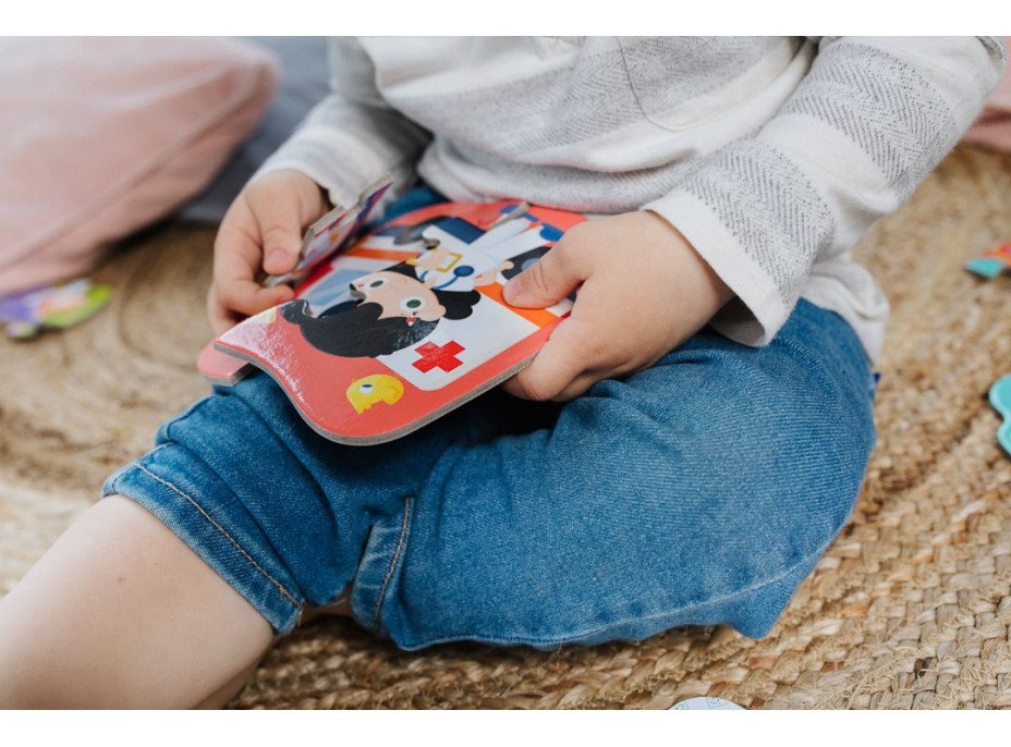 TREFL Baby puzzle Povolanie a vozidlá 6v1 (2-6 dielikov)