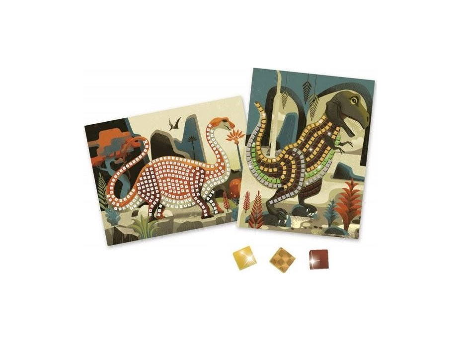 DJECO Mozaikové obrázky Dinosaury