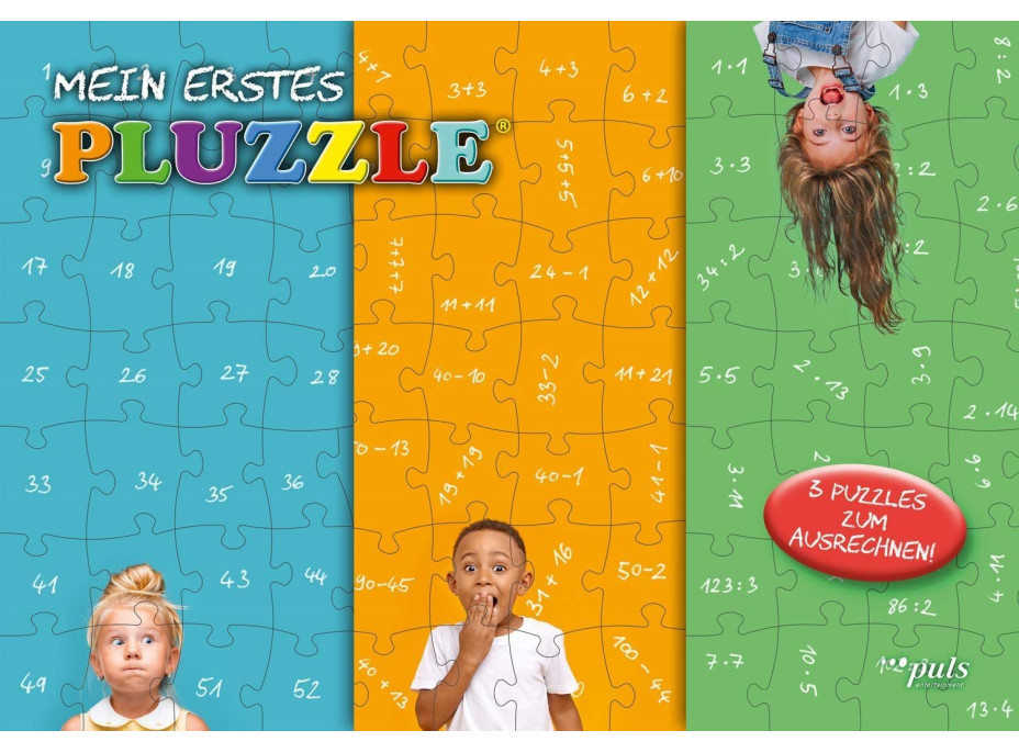 PULS ENTERTAINMENT PLUZZLE® Moje prvé matematické puzzle 3x56 dielikov