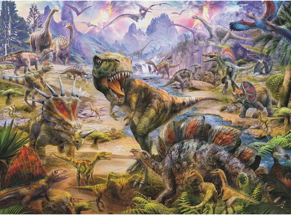 RAVENSBURGER Puzzle Dinosaury XXL 300 dielikov