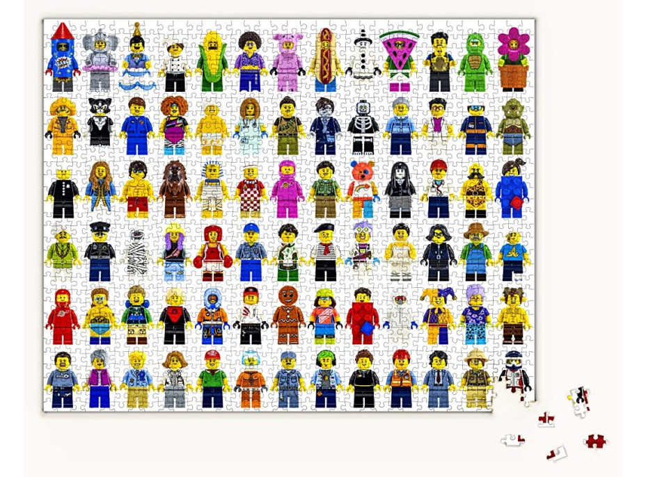 CHRONICLE BOOKS Puzzle LEGO® Minifigúrky 1000 dielikov