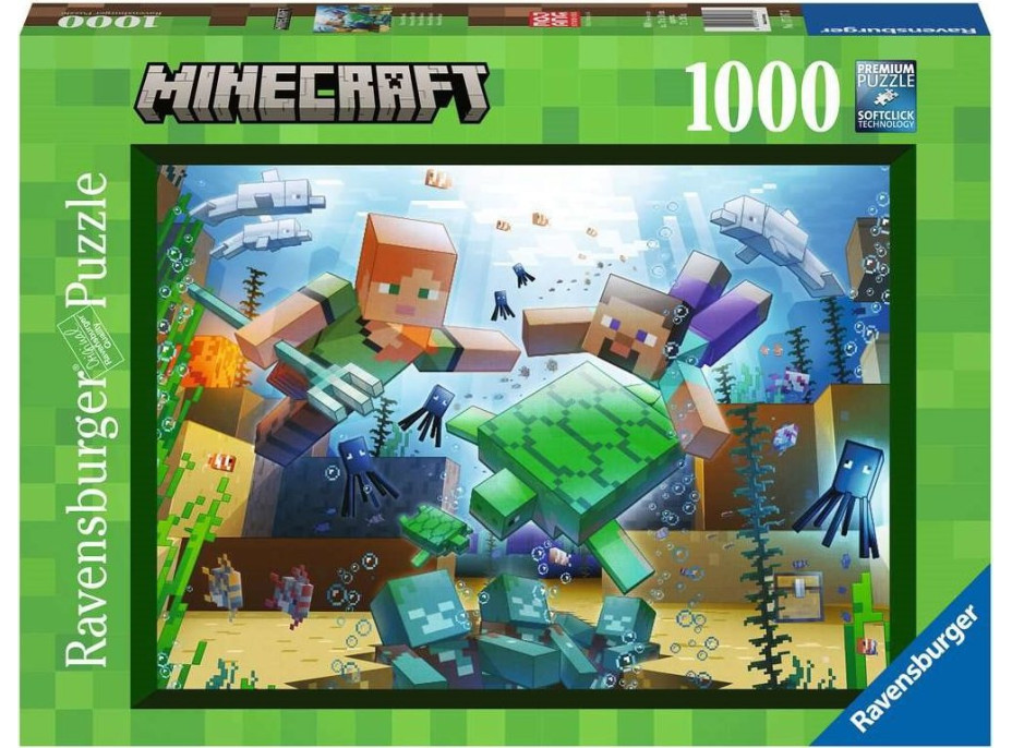 RAVENSBURGER Puzzle Minecraft 1000 dielikov