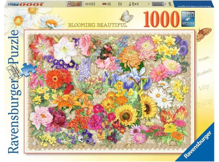 RAVENSBURGER Puzzle Nádherná kvetena 1000 dielikov