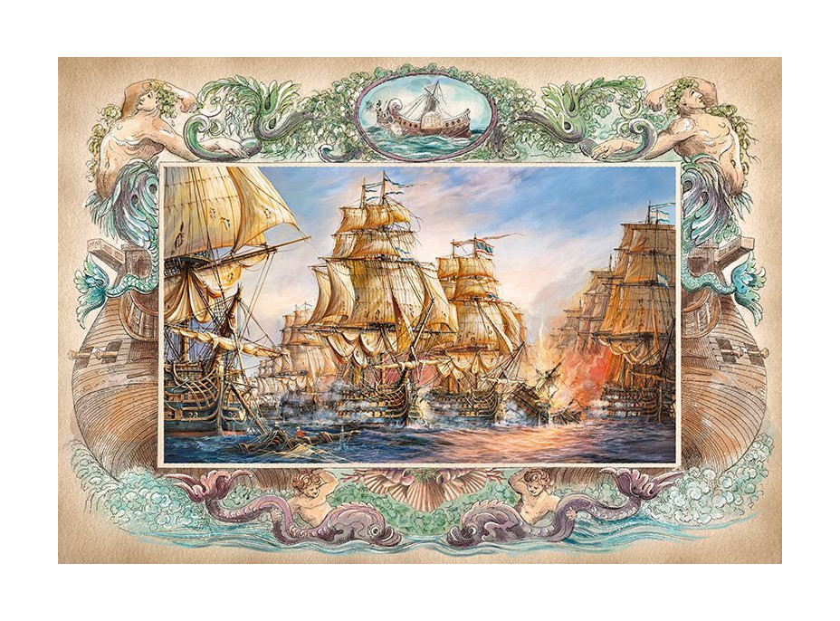 CHERRY PAZZI Puzzle Námorná bitka 2000 dielikov