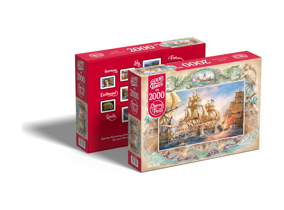 CHERRY PAZZI Puzzle Námorná bitka 2000 dielikov