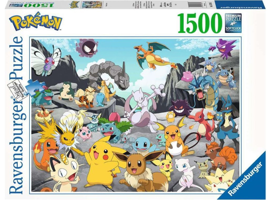 RAVENSBURGER Puzzle Pokémon 1500 dielikov