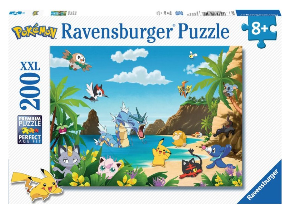 RAVENSBURGER Puzzle Pokémon: Chyť ich všetky! XXL 200 dielikov