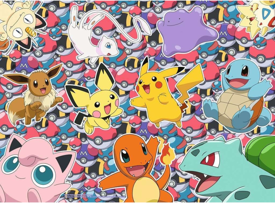 RAVENSBURGER Puzzle Pokémon XXL 100 dielikov