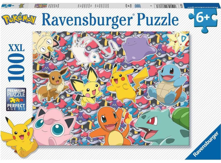 RAVENSBURGER Puzzle Pokémon XXL 100 dielikov