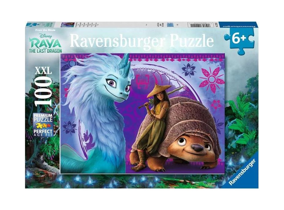 RAVENSBURGER Puzzle Raya a drak XXL 100 dielikov