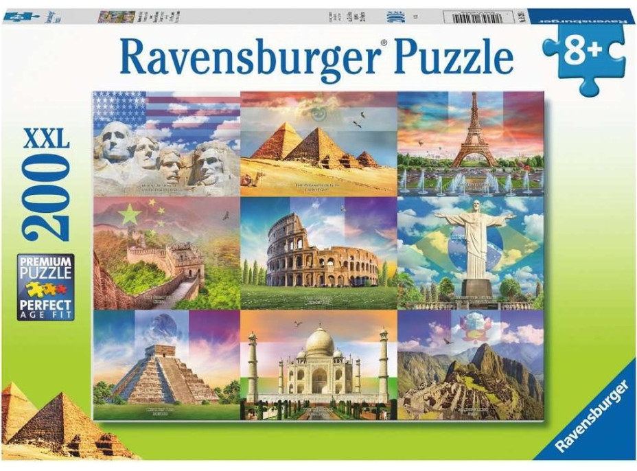 RAVENSBURGER Puzzle Svetové pamiatky XXL 200 dielikov