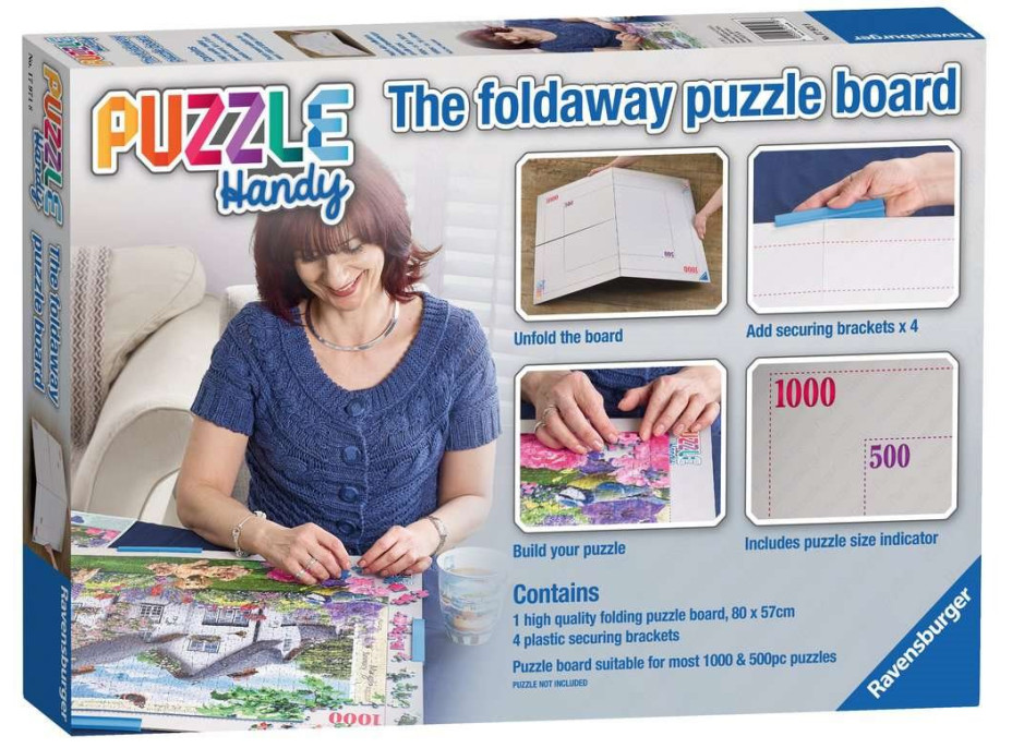 RAVENSBURGER Skladacia podložka Puzzle Handy 1000 dielikov