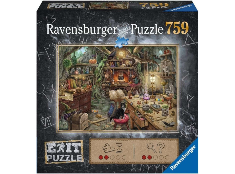 RAVENSBURGER Únikové EXIT puzzle Čarodejná kuchyňa 759 dielikov