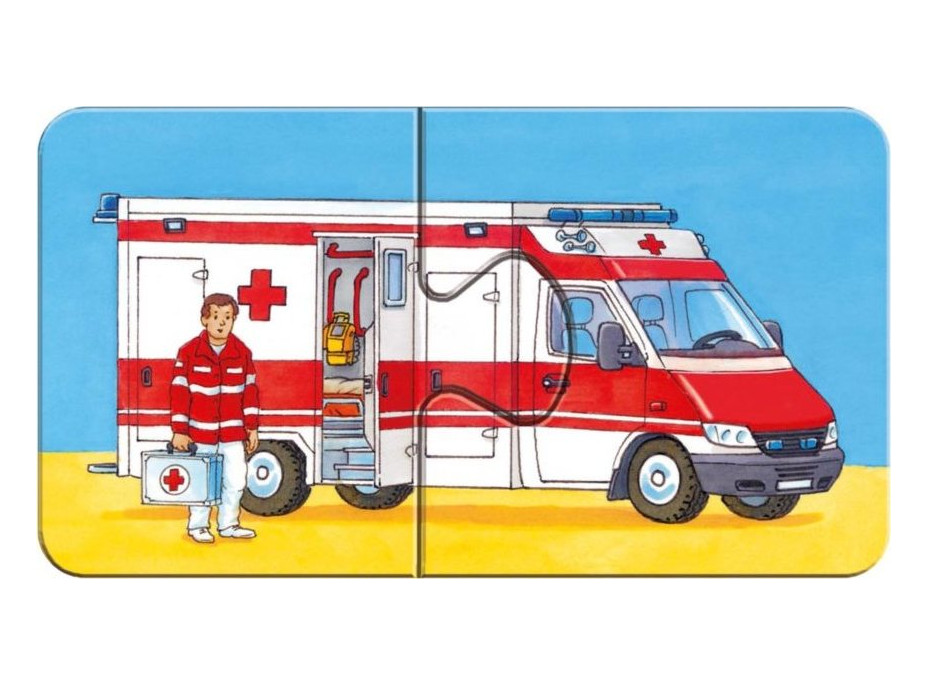 RAVENSBURGER Moje prvé puzzle Vozidlá a stroje 9x2 dieliky