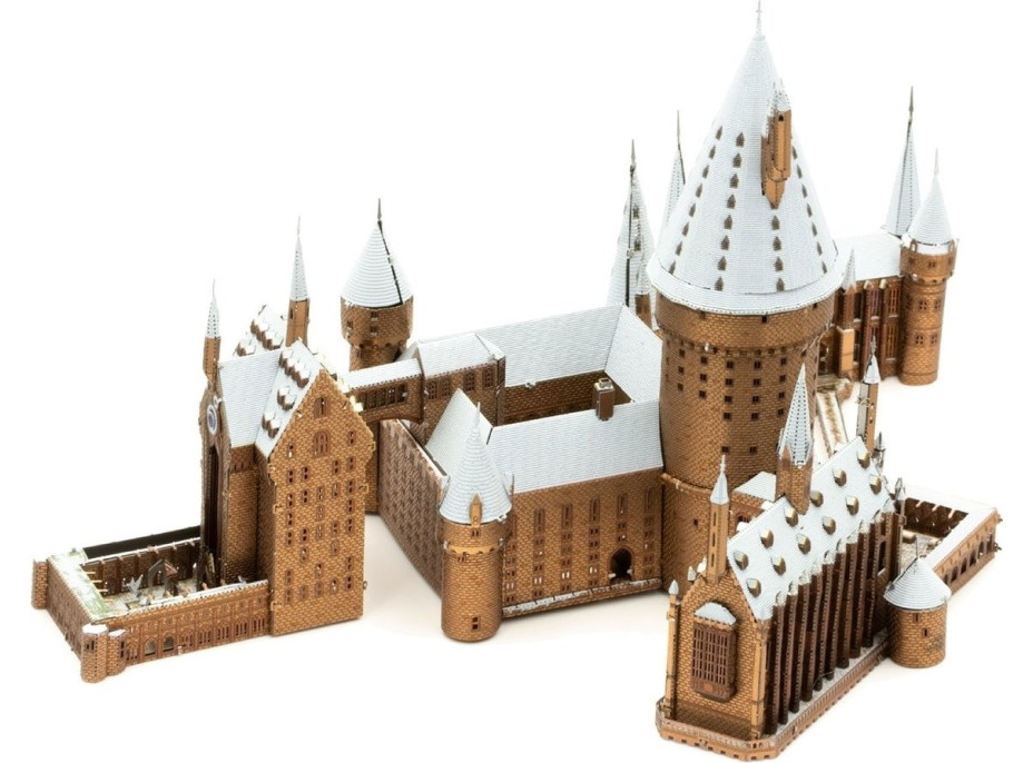 METAL EARTH 3D puzzle Harry Potter: Zasnežený Rokfortský hrad (ICONX)