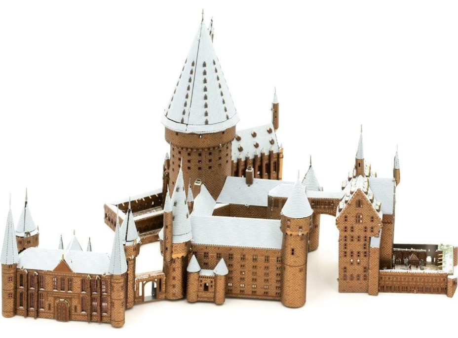 METAL EARTH 3D puzzle Harry Potter: Zasnežený Rokfortský hrad (ICONX)