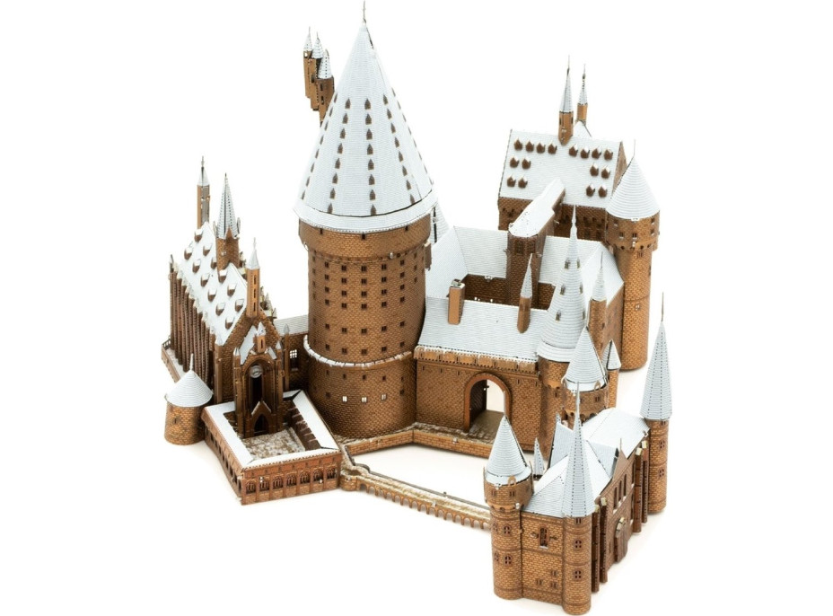 METAL EARTH 3D puzzle Harry Potter: Zasnežený Rokfortský hrad (ICONX)