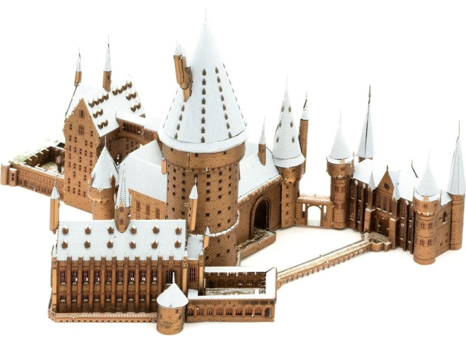 METAL EARTH 3D puzzle Harry Potter: Zasnežený Rokfortský hrad (ICONX)