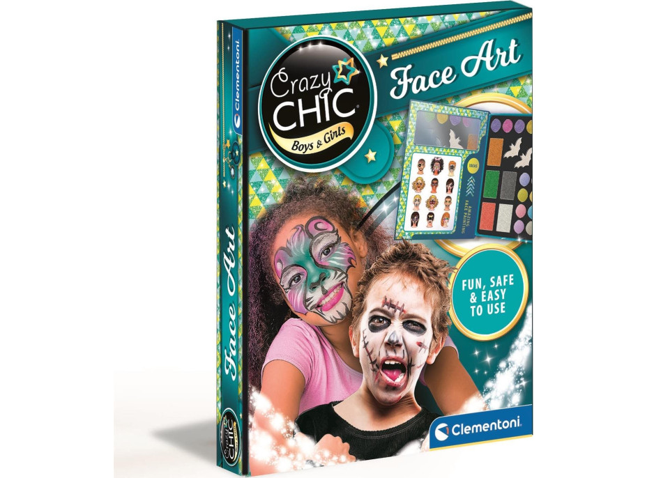 CLEMENTONI Crazy Chic Maľovanie na tvár