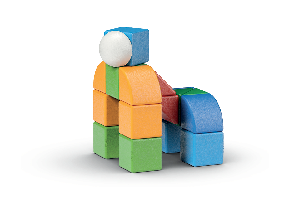 GEOMAG Magnetické kocky Magicube Shapes 25 kociek