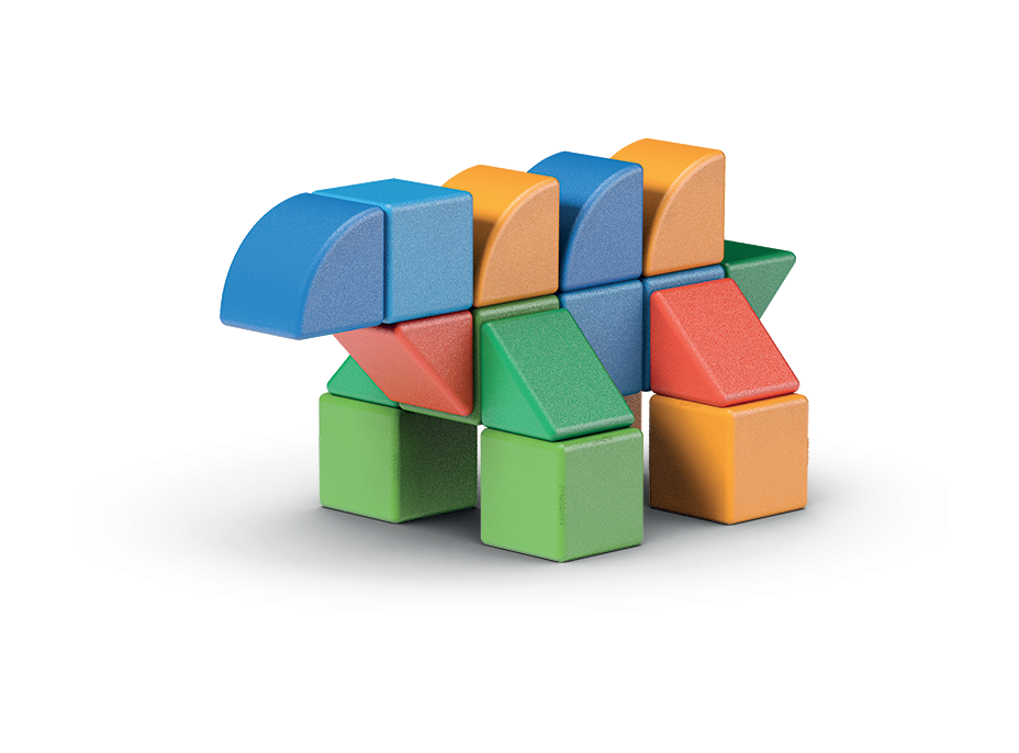 GEOMAG Magnetické kocky Magicube Shapes 25 kociek