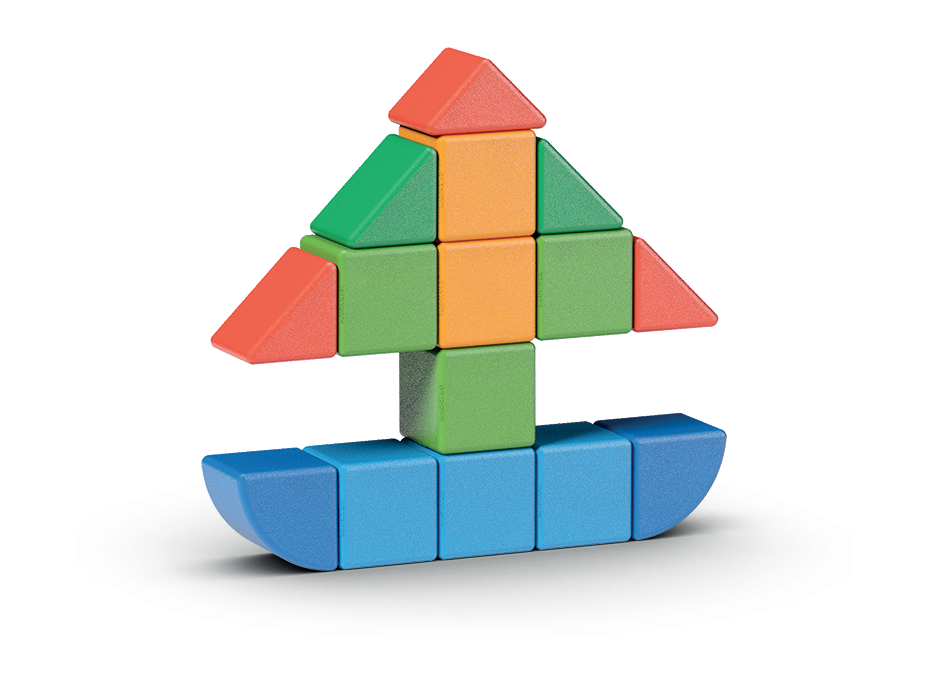 GEOMAG Magnetické kocky Magicube Shapes 25 kociek