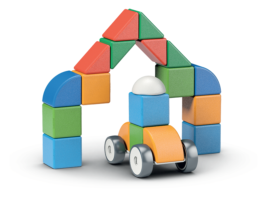 GEOMAG Magnetické kocky Magicube Shapes 25 kociek