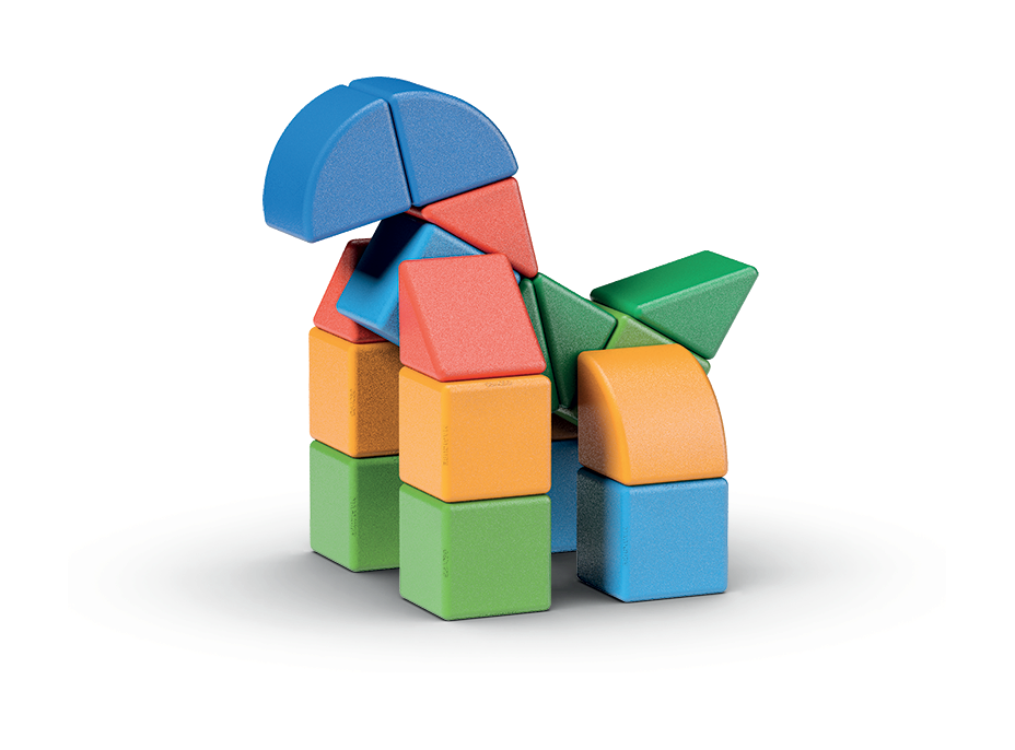 GEOMAG Magnetické kocky Magicube Shapes 25 kociek