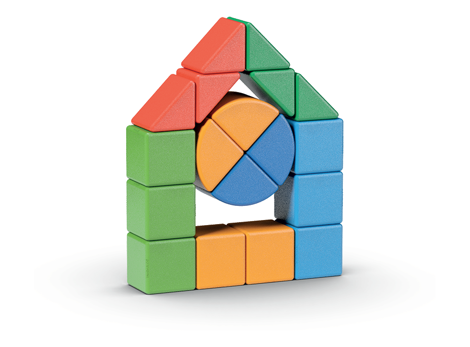 GEOMAG Magnetické kocky Magicube Shapes 25 kociek