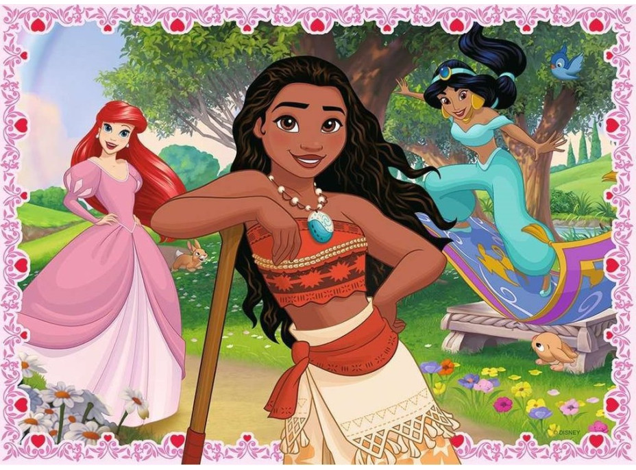 RAVENSBURGER Puzzle Disney: Princezné 4x100 dielikov