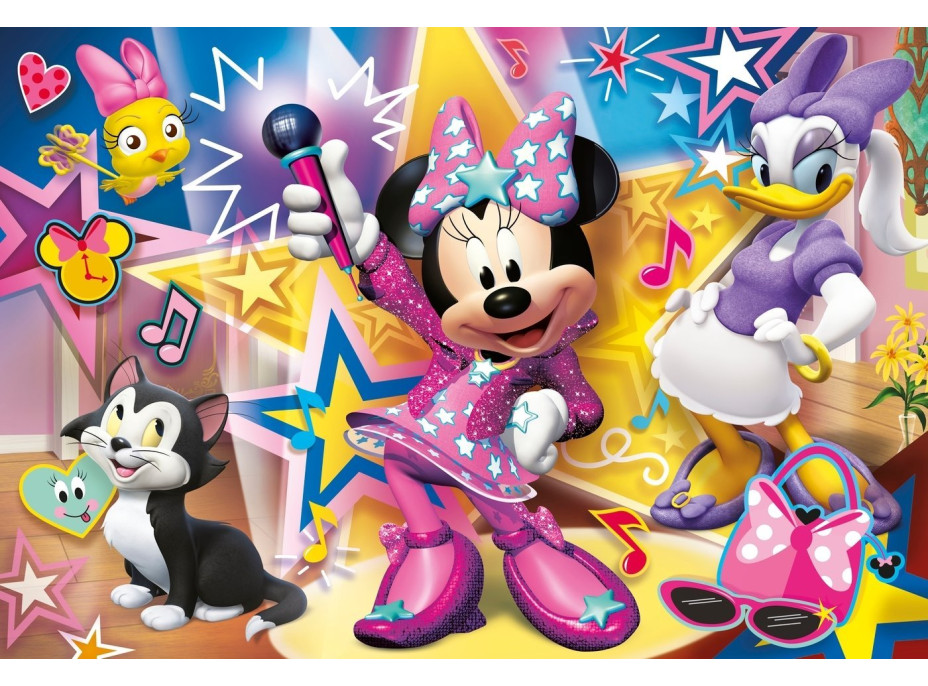 CLEMENTONI Puzzle Myška Minnie MAXI 60 dielikov