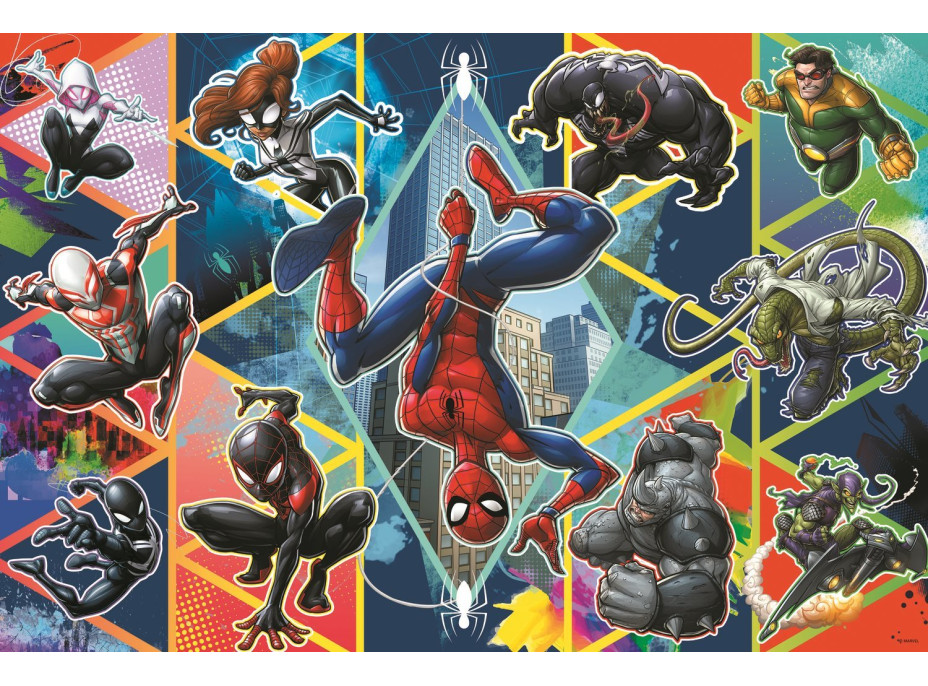 TREFL Puzzle Super Shape XL Spiderman: Pridaj sa 160 dielikov