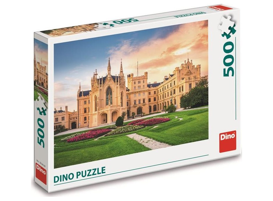 DINO Puzzle Zámok Chladničky 500 dielikov