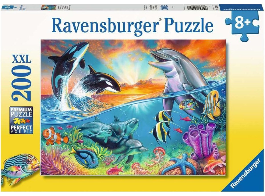 RAVENSBURGER Puzzle Život v oceáne XXL 200 dielikov