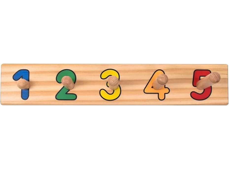 GOKI Triediaca hra Naučte sa počítať s drevenými krúžkami