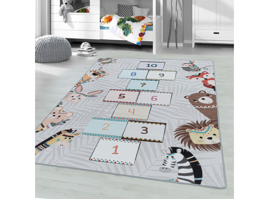 Dětský kusový koberec Play 2903 grey