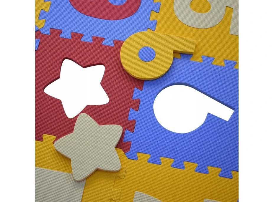 Matadi Penové puzzle Číslica a tvary (28x28)