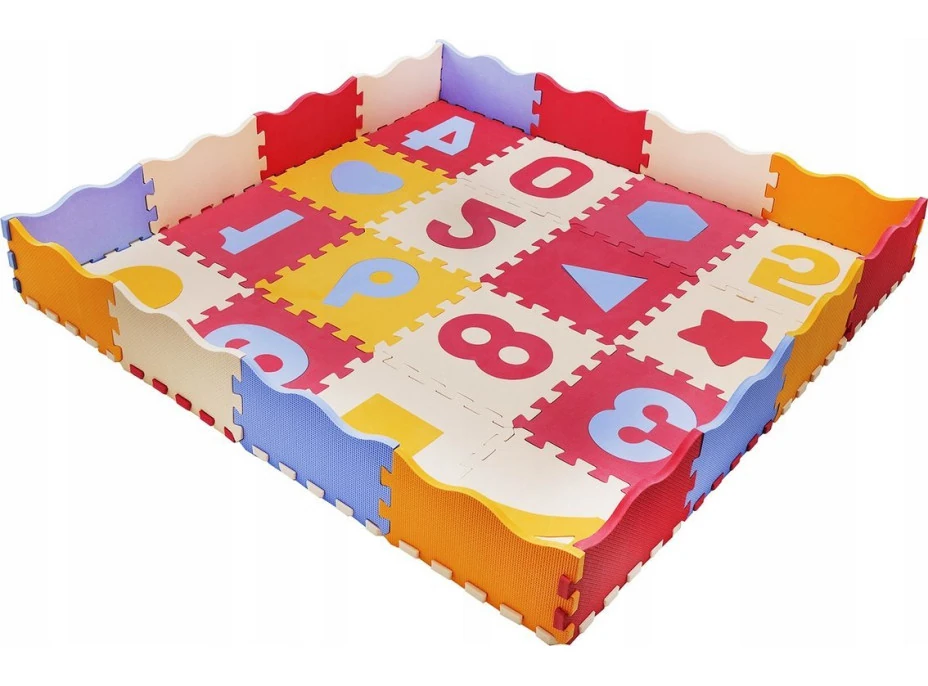 Matadi Penové puzzle Číslica a tvary (28x28)