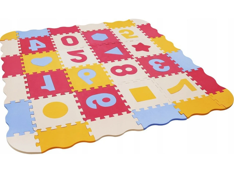 Matadi Penové puzzle Číslica a tvary (28x28)