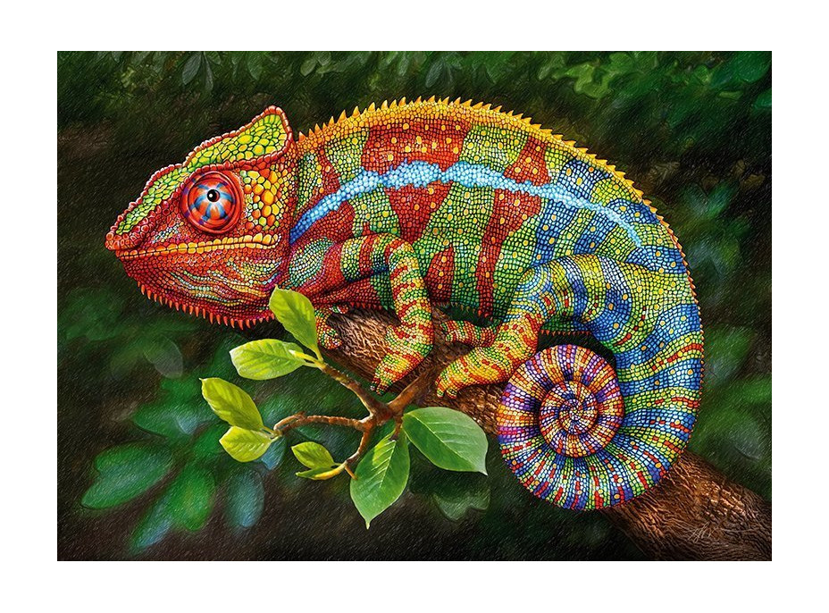 CHERRY PAZZI Puzzle Chameleon 1000 dielikov