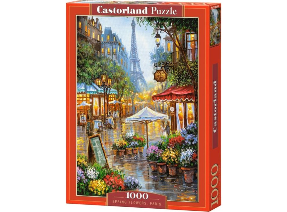 CASTORLAND Puzzle Jarné kvety v Paríži 1000 dielikov
