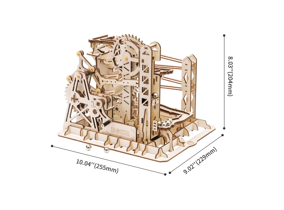 ROBOTIME Roker 3D drevené puzzle Guľôčková dráha: Explorer 260 dielikov