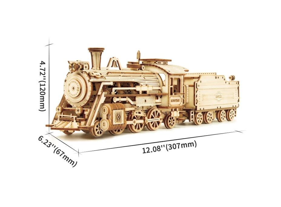 ROBOTIME Roker 3D drevené puzzle Prime Steam Express 308 dielikov