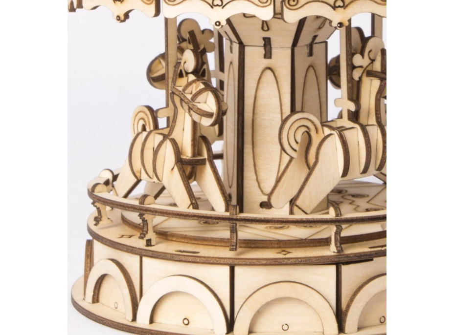 ROBOTIME Rolife 3D drevené puzzle Kolotoč 174 dielikov