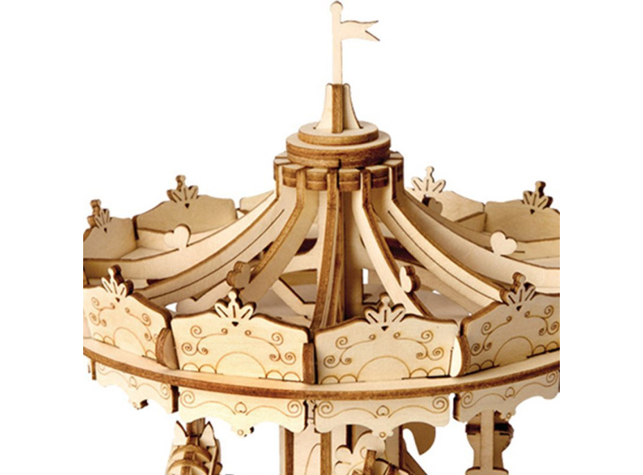 ROBOTIME Rolife 3D drevené puzzle Kolotoč 174 dielikov