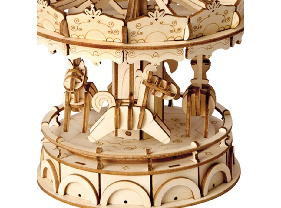 ROBOTIME Rolife 3D drevené puzzle Kolotoč 174 dielikov
