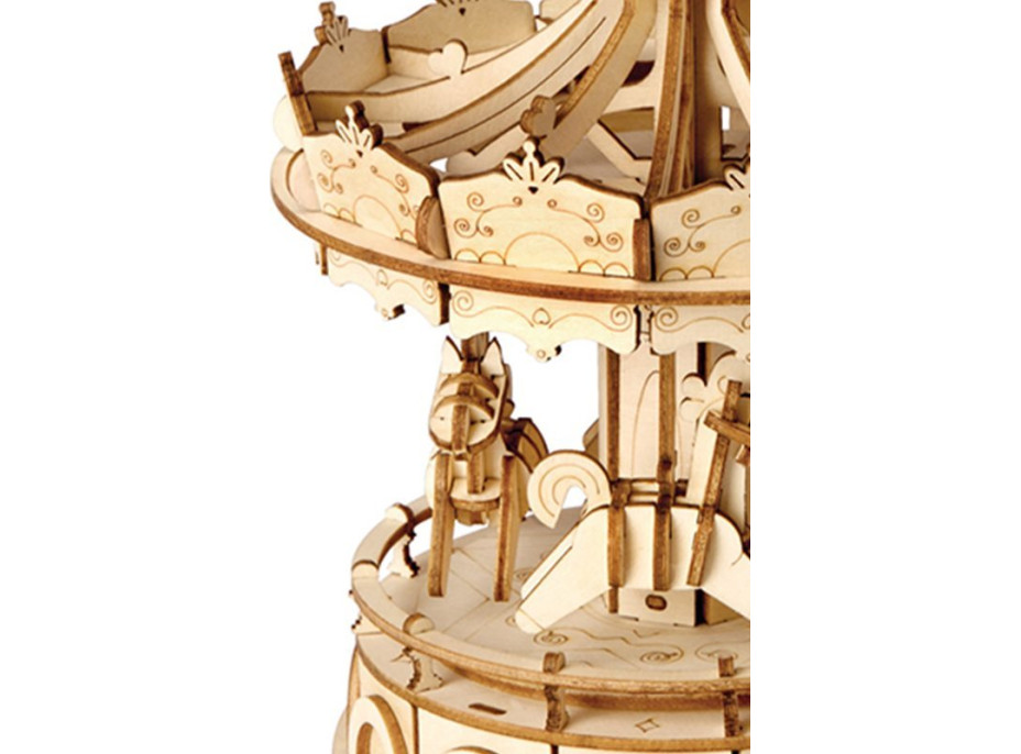 ROBOTIME Rolife 3D drevené puzzle Kolotoč 174 dielikov